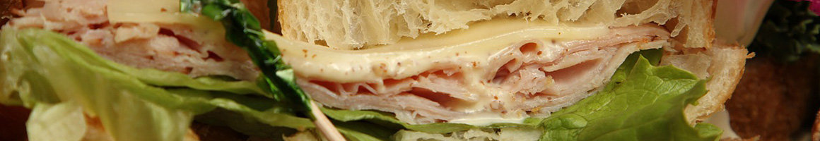 Eating Sandwich Cafe at Bistro 191 restaurant in Atlanta, GA.